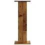 Soportes para plantas 2 uds madera roble envejecido 30x30x80 cm de , Soportes para macetas - Ref: Foro24-3307871, Precio: 81,...
