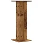 Soportes para plantas 2 uds madera roble envejecido 30x30x80 cm de , Soportes para macetas - Ref: Foro24-3307871, Precio: 81,...