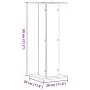 Soportes para plantas 2 uds madera roble envejecido 30x30x80 cm de , Soportes para macetas - Ref: Foro24-3307871, Precio: 81,...