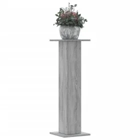 Soportes para plantas 2 uds madera gris Sonoma 30x30x95 cm de , Soportes para macetas - Ref: Foro24-3307878, Precio: 70,54 €,...