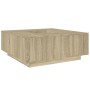 Mesa de centro madera de ingeniería roble Sonoma 100x100x40 cm de , Mesas de centro - Ref: Foro24-3284051, Precio: 145,07 €, ...