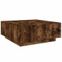 Mesa de centro madera de ingeniería roble ahumado 100x100x40 cm de , Mesas de centro - Ref: Foro24-3284053, Precio: 176,13 €,...