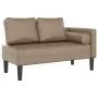 Sofá diván con cojines cuero sintético capuchino de , Divanes - Ref: Foro24-4007569, Precio: 145,56 €, Descuento: %