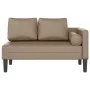 Sofá diván con cojines cuero sintético capuchino de , Divanes - Ref: Foro24-4007569, Precio: 145,56 €, Descuento: %