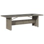 Set de mesa y sillas de jardín 11 pzas y cojines ratán PE gris de , Conjuntos de jardín - Ref: Foro24-3277281, Precio: 1,00 €...