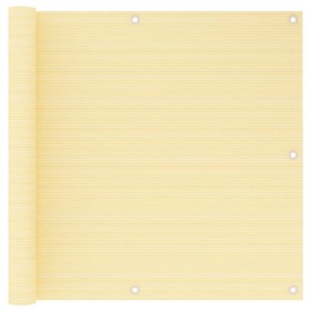 Toldo para balcón HDPE beige 90x500 cm de vidaXL, Sombrillas - Ref: Foro24-310914, Precio: 24,73 €, Descuento: %