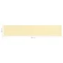 Toldo para balcón HDPE beige 90x500 cm de vidaXL, Sombrillas - Ref: Foro24-310914, Precio: 19,92 €, Descuento: %