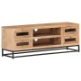 Mueble de TV de madera maciza de acacia 110x30x40 cm en Muebles TV | Comprar online en Foru.es