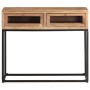 Mesa consola de madera maciza de acacia 90x35x76 cm en Mesas auxiliares | Comprar online en Foru.es