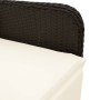 Set de mesa y sillas de jardín 7 pzas y cojines ratán PE negro de , Conjuntos de jardín - Ref: Foro24-3277139, Precio: 863,26...