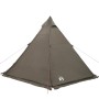 Tienda de campaña familiar tipi 6 personas impermeable marrón de , Tiendas de campaña - Ref: Foro24-4009443, Precio: 133,46 €...