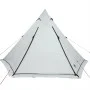 Tienda familiar tipi 6 personas tela opaca impermeable blanca de , Tiendas de campaña - Ref: Foro24-4009441, Precio: 203,51 €...