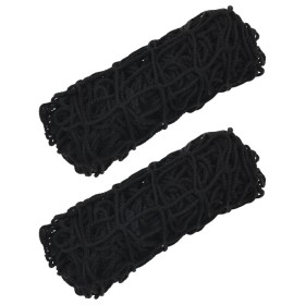 Redes para heno cuadradas 2 unidades PP negro 75x75 cm de , Comederos y bebederos de ganado - Ref: Foro24-4012308, Precio: 16...