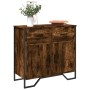 Aparador madera de ingeniería roble ahumado 79,5x35,5x74,5 cm de , Aparadores - Ref: Foro24-848546, Precio: 80,88 €, Descuent...