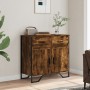 Aparador madera de ingeniería roble ahumado 79,5x35,5x74,5 cm de , Aparadores - Ref: Foro24-848546, Precio: 80,88 €, Descuent...