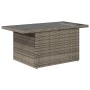 Set de sofás jardín 2 pzas con cojines ratán PE y vidrio gris de , Conjuntos de jardín - Ref: Foro24-3277496, Precio: 387,24 ...