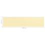 Toldo para balcón HDPE beige 120x500 cm de vidaXL, Sombrillas - Ref: Foro24-310918, Precio: 24,65 €, Descuento: %