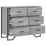 Cajonera de madera de ingeniería gris Sonoma 91x35,5x74,5 cm de , Cajoneras - Ref: Foro24-3295305, Precio: 173,03 €, Descuent...