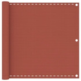 Toldo para balcón HDPE terracota 90x400 cm de vidaXL, Sombrillas - Ref: Foro24-310949, Precio: 17,59 €, Descuento: %