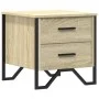 Engineered wood nightstand in Sonoma oak, 40x41x40 cm by , Nightstands - Ref: Foro24-848506, Price: 50,29 €, Discount: %