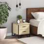 Mesita de noche madera de ingeniería roble Sonoma 40x41x40 cm de , Mesitas de noche - Ref: Foro24-848506, Precio: 51,04 €, De...
