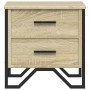 Mesita de noche madera de ingeniería roble Sonoma 40x41x40 cm de , Mesitas de noche - Ref: Foro24-848506, Precio: 51,04 €, De...