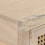 Mesa consola madera maciza de mango y caña natural 100x35x76 cm en Mesas auxiliares | Comprar online en Foru.es