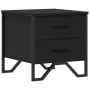 Mesita de noche madera de ingeniería negra 40x41x40 cm de , Mesitas de noche - Ref: Foro24-848504, Precio: 52,41 €, Descuento: %