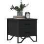 Mesita de noche madera de ingeniería negra 40x41x40 cm de , Mesitas de noche - Ref: Foro24-848504, Precio: 52,41 €, Descuento: %