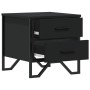 Mesita de noche madera de ingeniería negra 40x41x40 cm de , Mesitas de noche - Ref: Foro24-848504, Precio: 52,41 €, Descuento: %