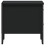 Mesita de noche madera de ingeniería negra 40x41x40 cm de , Mesitas de noche - Ref: Foro24-848504, Precio: 52,41 €, Descuento: %