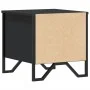 Black engineered wood bedside table 40x41x40 cm by , Nightstands - Ref: Foro24-848504, Price: 51,05 €, Discount: %
