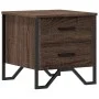 Engineered wood brown oak bedside table 40x41x40 cm by , Nightstands - Ref: Foro24-848512, Price: 48,62 €, Discount: %