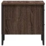 Engineered wood brown oak bedside table 40x41x40 cm by , Nightstands - Ref: Foro24-848512, Price: 48,62 €, Discount: %