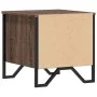 Engineered wood brown oak bedside table 40x41x40 cm by , Nightstands - Ref: Foro24-848512, Price: 48,62 €, Discount: %