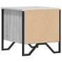 Bedside table made of gray Sonoma engineered wood, measuring 40x41x40 cm. by , Nightstands - Ref: Foro24-848510, Price: 51,05...