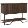 Engineered wood brown oak console table 100x35x74.5 cm by , Side tables - Ref: Foro24-848538, Price: 72,44 €, Discount: %