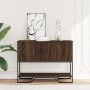 Mesa consola madera de ingeniería marrón roble 100x35x74,5 cm de , Mesas auxiliares - Ref: Foro24-848538, Precio: 73,37 €, De...