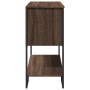 Mesa consola madera de ingeniería marrón roble 100x35x74,5 cm de , Mesas auxiliares - Ref: Foro24-848538, Precio: 73,37 €, De...