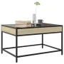 Mesa de centro con Infinity LED roble Sonoma 70x50x41 cm de , Mesas de centro - Ref: Foro24-847683, Precio: 84,76 €, Descuent...