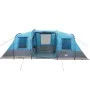 Tienda de campaña familiar túnel 6 personas impermeable azul de , Tiendas de campaña - Ref: Foro24-4009417, Precio: 248,52 €,...