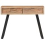 Mesa consola de madera de acacia bordes naturales 100x35x76 cm en Mesas auxiliares | Comprar online en Foru.es
