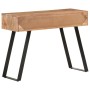 Mesa consola de madera de acacia bordes naturales 100x35x76 cm en Mesas auxiliares | Comprar online en Foru.es