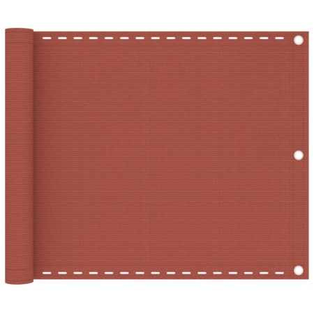 Toldo para balcón HDPE terracota 75x300 cm de vidaXL, Sombrillas - Ref: Foro24-310944, Precio: 14,24 €, Descuento: %