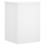 Soportes de plantas 2 uds madera ingeniería blanco 20x20x30 cm de , Soportes para macetas - Ref: Foro24-852897, Precio: 35,11...