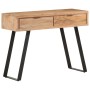 Mesa consola de madera de acacia bordes naturales 100x35x76 cm en Mesas auxiliares | Comprar online en Foru.es