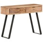 Mesa consola de madera de acacia bordes naturales 100x35x76 cm en Mesas auxiliares | Comprar online en Foru.es
