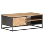 Mesa de centro de madera maciza de acacia 90x50x35 cm en Mesas de centro | Comprar online en Foru.es