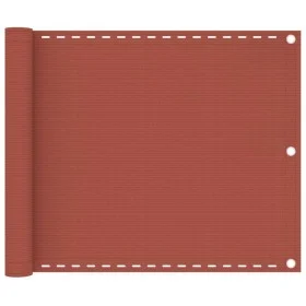 Toldo para balcón HDPE terracota 75x600 cm de vidaXL, Sombrillas - Ref: Foro24-310947, Precio: 20,44 €, Descuento: %