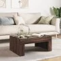 Coffee table with Infinity LED brown oak 70x50x30 cm by , Coffee table - Ref: Foro24-847615, Price: 93,22 €, Discount: %
